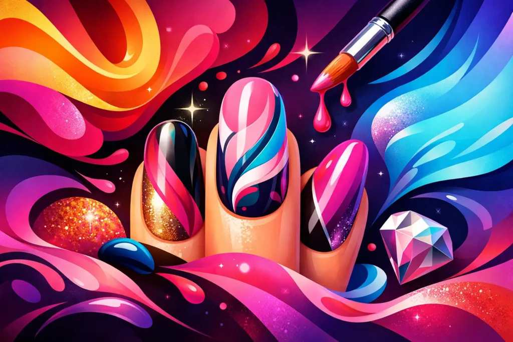 Kreative Nail Art Ideen mit Stil