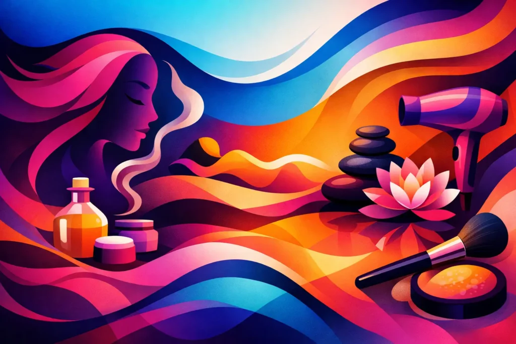 Beauty Auszeit im Salon mit Stil