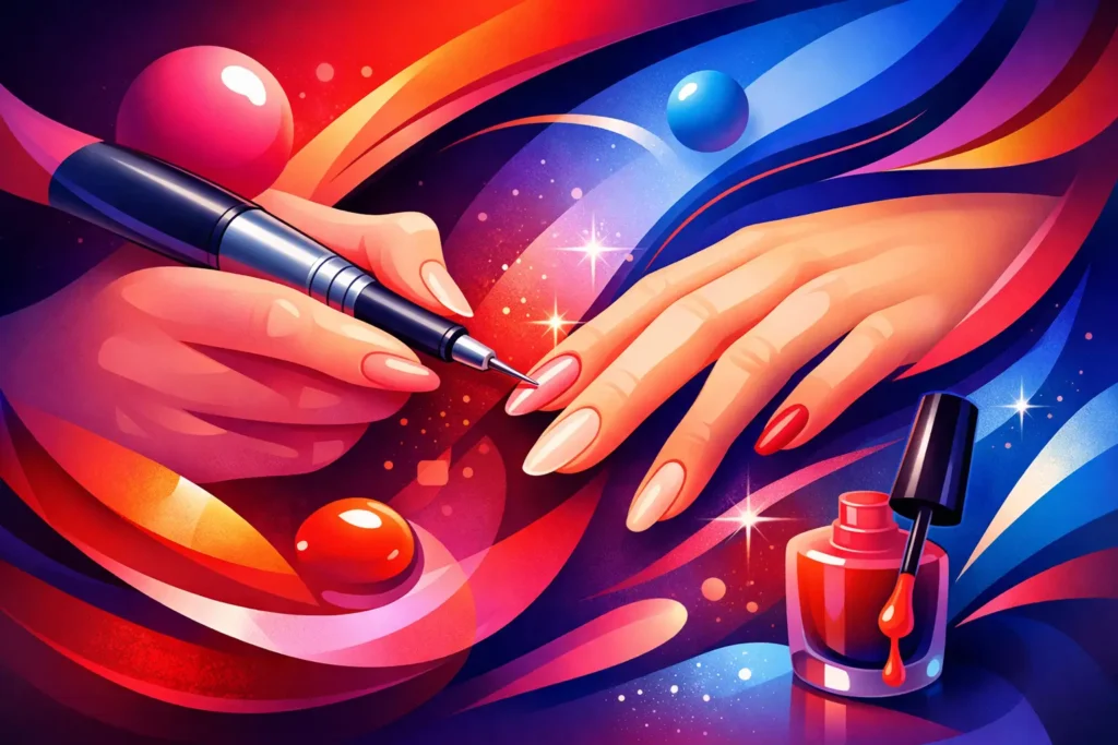 Russische Maniküre - Vorteile erklärt