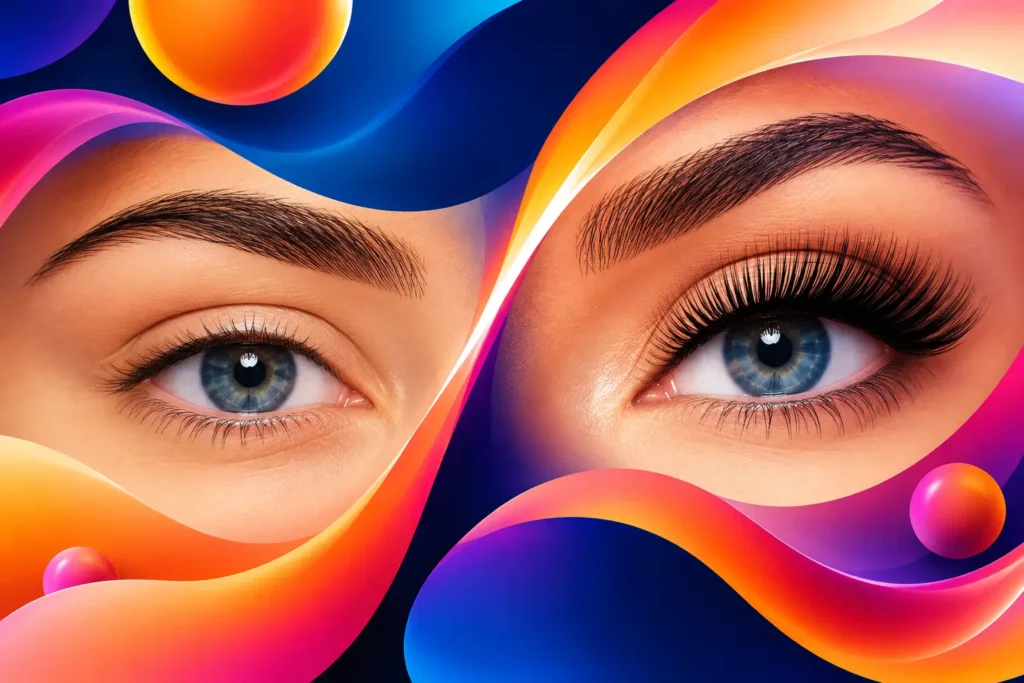 So wirkt eine Wimpernverlängerung-Transformation